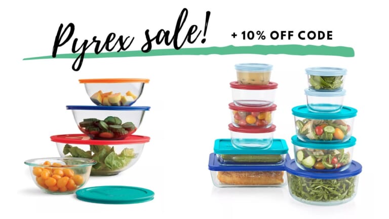 Kohl’s | 22-Piece Pyrex Set $26.99 (reg. $60)