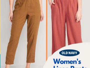 2 Days Only! Women’s Linen Pants from $14 (Reg. $39.99) – thru 3/19!