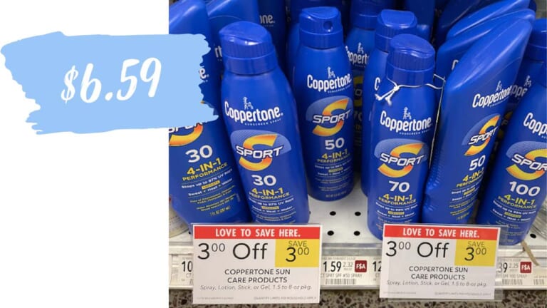 Coppertone Sun Care for $6.59 (reg. $11.59)