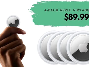 Apple AirTag 4 Pack $89 at Amazon & Walmart