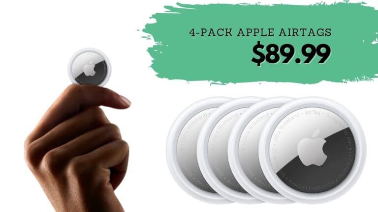 Apple AirTag 4 Pack $89 at Amazon & Walmart