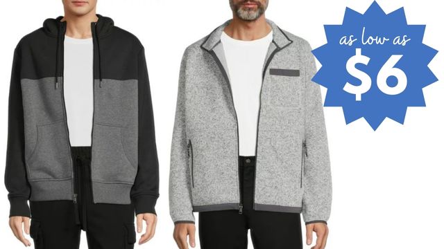 Walmart | 75% Off Men’s Jackets = Fleece From $6