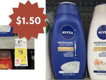 Nivea Body Wash for only $1.50 at Walgreens