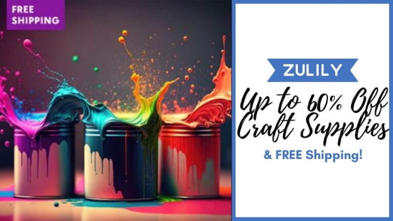 Zulily | Up to 60% Off Craft Supplies & FREE Shipping