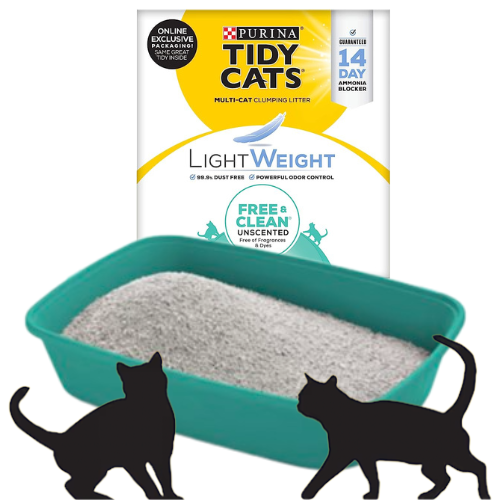 Purina Tidy Cats Low Dust Clumping Cat Litter, LightWeight Free & Clean Unscented, 17 lb. Box as low as $19.11 After Coupon (Reg. $25.48) + Free Shipping