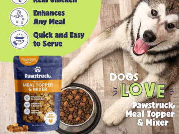 Pawstuck Real Chicken Meal Topper & Mixer, 8 oz $8.99 After Coupon (Reg. $16.59)