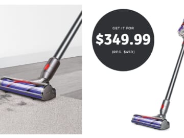 Dyson V8 Cordless Vac $350 (reg. $449)