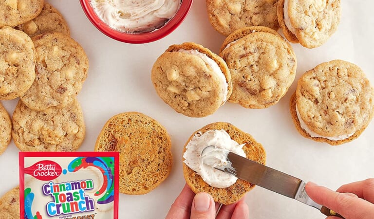 Betty Crocker Cinnamon Toast Crunch Cookie Mix, FOUR 12.6 oz Bags as low as $1.17/bag After Coupon (Reg. $6.50) + Free Shipping + Buy 4, save 5%, Makes 18 Cookies per Bag, $0.07/Cookie