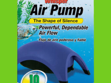 Tetra Whisper Easy to Use Air Pump for Aquariums $2.43 After Coupon (Reg. $10.49) – 37.1K+ FAB Ratings! Works for Up to 10-Gallon Aquariums