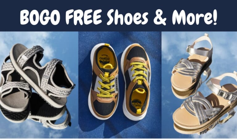 BOGO Free Kids’ Socks, Shoes & Undies