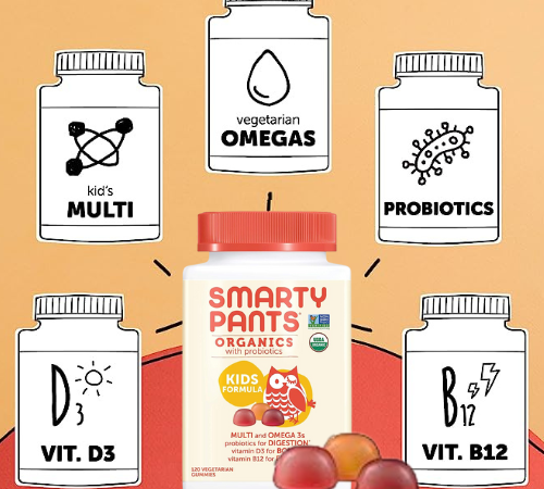 120-Count SmartyPants Organic Multivitamin Kids Daily Gummies as low as $13.64 After Coupon (Reg. $29.95) + Free Shipping – 11¢/Gummy – Assorted Fruit Flavor