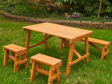 KidKraft Amber Outdoor Picnic Table Set only $44.99 after Exclusive Discount!