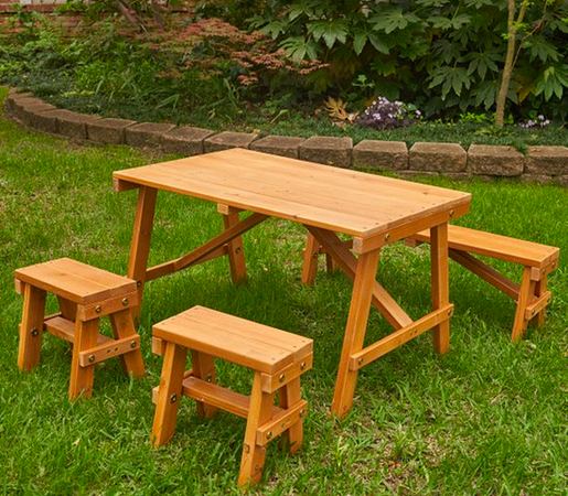 KidKraft Amber Outdoor Picnic Table Set only $44.99 after Exclusive Discount!