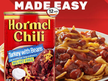 12-Pack Hormel Chili Turkey with Beans as low as $24.17 Shipped Free (Reg. $25.44) – $2.01/15 Ounce Can