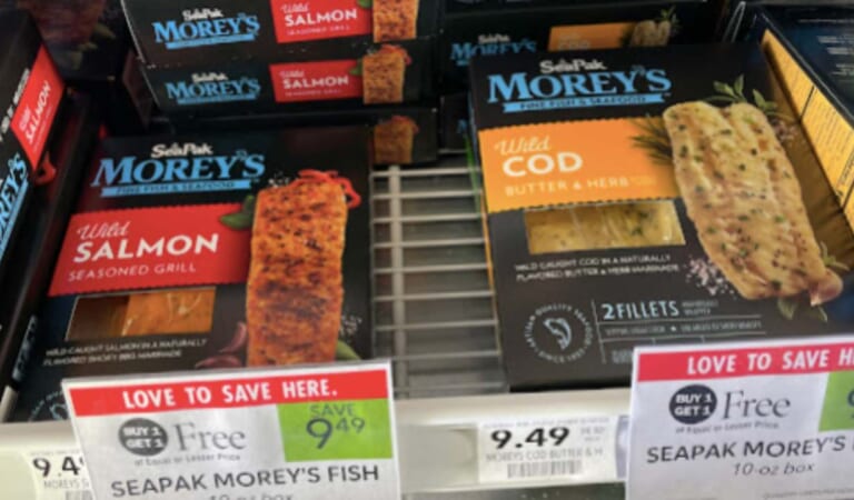 SeaPak Morey’s Fish for $1.74 (reg. $9.49)