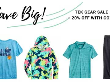 Kohl’s | Kids’ Tek Gear Full Zip Hoodie $6 (reg. $35)