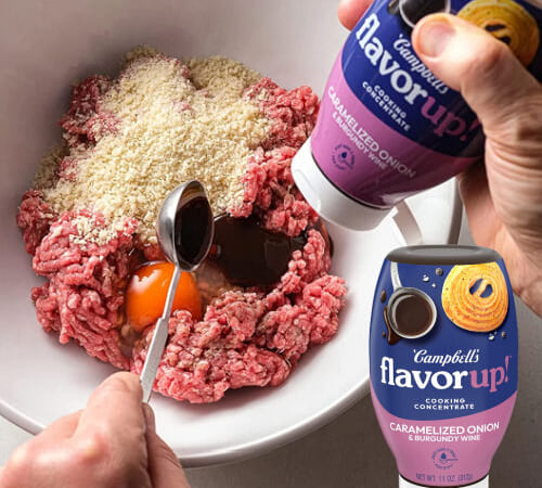 FOUR Bottles Campbell’s FlavorUp! Caramelized Onion and Burgundy Wine Cooking Concentrate as low as $2.70 EACH (Reg. $4.59) + Free Shipping + Buy 4, save 5% – Vegetarian-Friendly