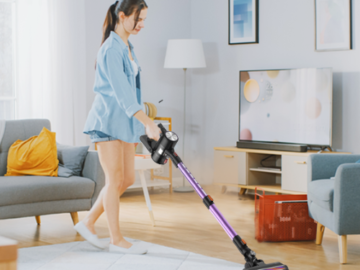 Never worry about cleaning your house again with 6 in 1 Lightweight Stick Vacuum for just $69.99 After Code (Reg. $139.99) + Free Shipping