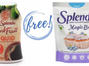 FREE Splenda Magic Baker & Monk Fruit Liquid!