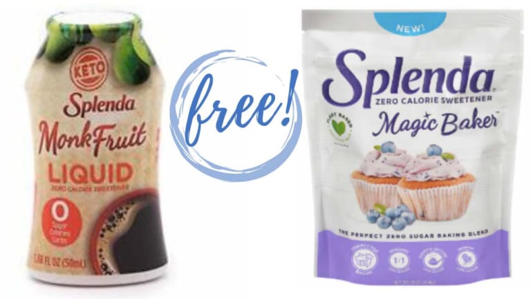 FREE Splenda Magic Baker & Monk Fruit Liquid!