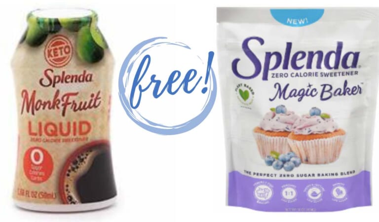 FREE Splenda Magic Baker & Monk Fruit Liquid!