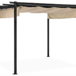 Outdoor Pergola Patio Shelter with Retractable Canopy just $249.99 shipped (Reg. $500!)