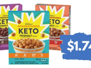 $1.74 Wonderworks Keto-Friendly Cereal at Target (reg. $8.49)