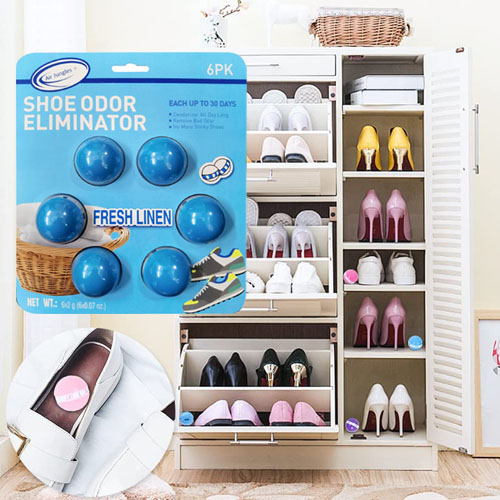 THREE 6-Count Odor Deodorizer Balls, Fresh Linen as low as $7.77 Shipped Free (Reg. $15) – $1.30/Ball + Buy 3, save 10% – for Shoes, Gym Bags, Drawers, and Locker