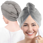 2-Count Microfiber Hair Towel Wrap for Women as low as $8.97 After Coupon (Reg. $18) – $4.49 each + Free Shipping – 53K+ FAB Ratings!