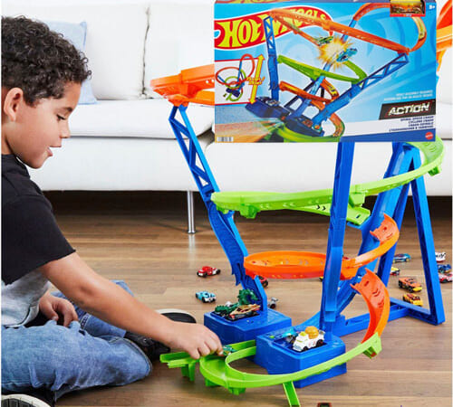 29-Inch Hot Wheels Action Spiral Speed Crash Track Set $26 (Reg. $50)