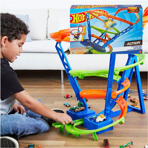 29-Inch Hot Wheels Action Spiral Speed Crash Track Set $26 (Reg. $50)