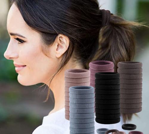 100-Count Thick Seamless Hair Ties as low as $5.64 Shipped Free (Reg. $7) – 6¢ each – Natural Colors