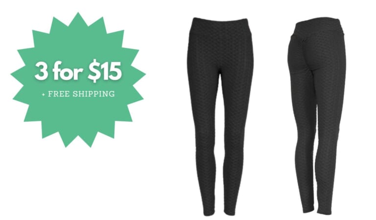 3 for $15 True Rock Dulce HoneyComb Leggings