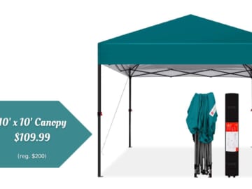 Best Choice Products Pop Up Canopy $110 (reg. $200)