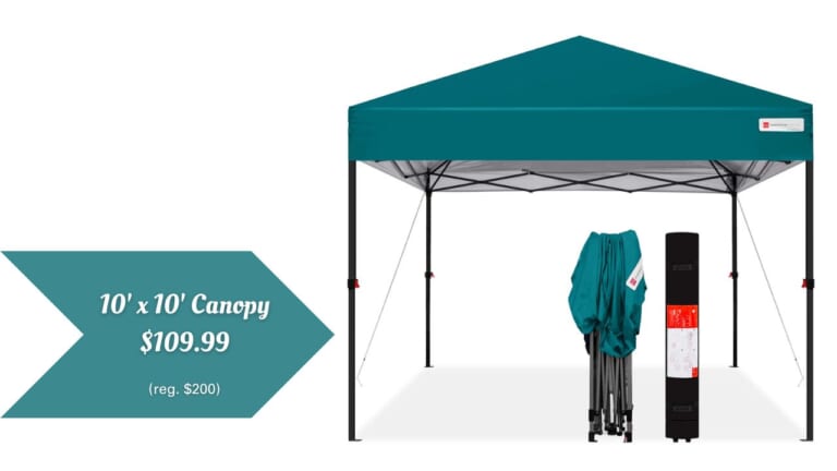 Best Choice Products Pop Up Canopy $110 (reg. $200)