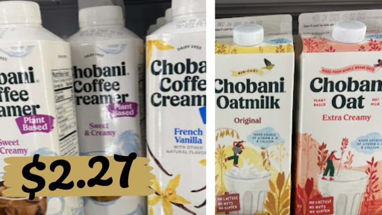 Get Chobani Oat Milk & Coffee Creamer for $2.27 at Publix