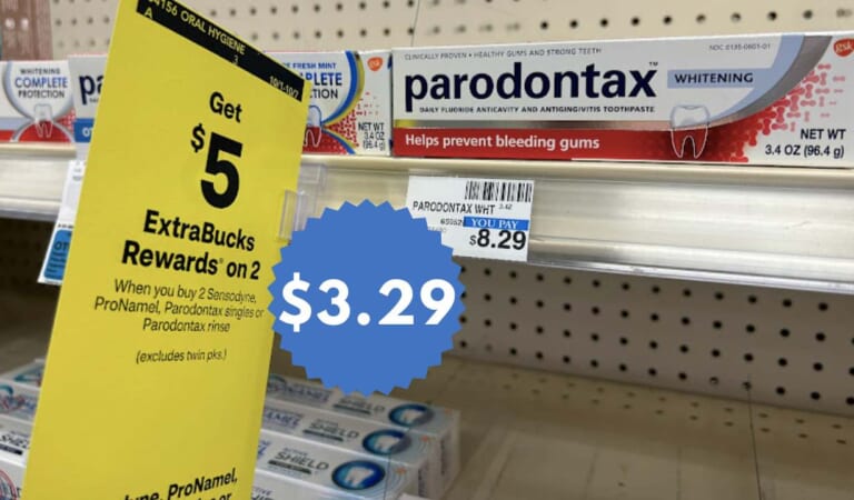 $3.29 Parodontax Toothpaste (reg. $8.29) at CVS