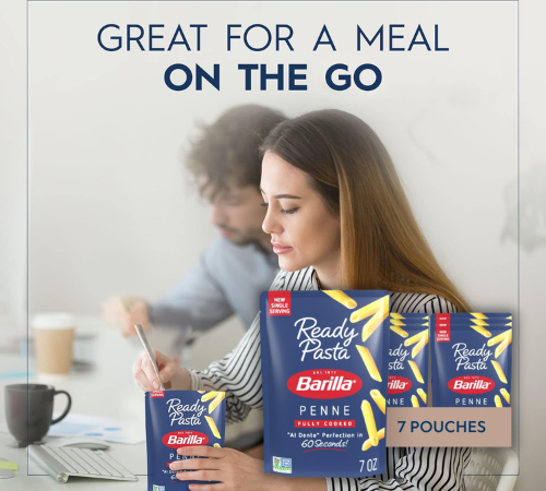 Barilla 7-Pack Ready Fully Cooked Penne Pasta as low as $8.93 Shipped Free (Reg. $13.79) – $1.28/7 Oz Pouch – LOWEST PRICE