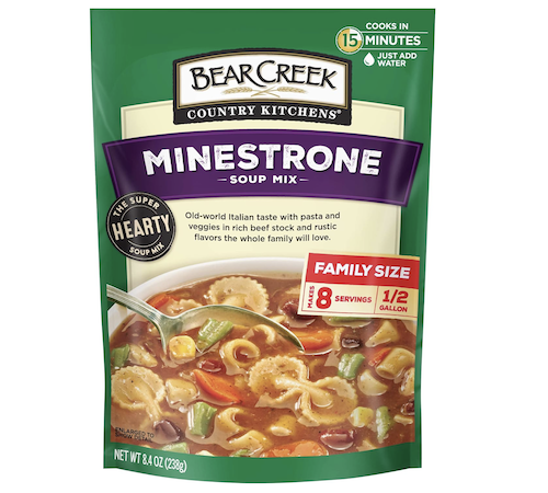 Bear Creek Minestrone Soup Mix only $2.05 shipped!