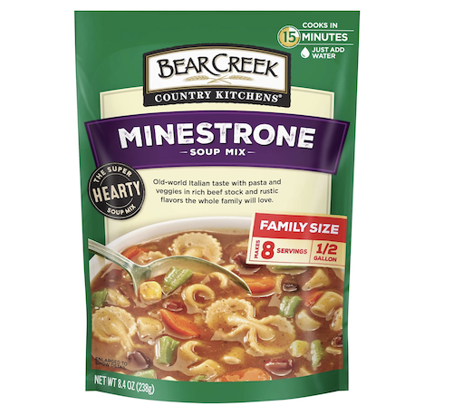 Bear Creek Minestrone Soup Mixes 8.4 Ounce