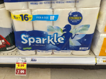 Sparkle Paper Towels Just $6.49 At Kroger (Regular Price $11.49)