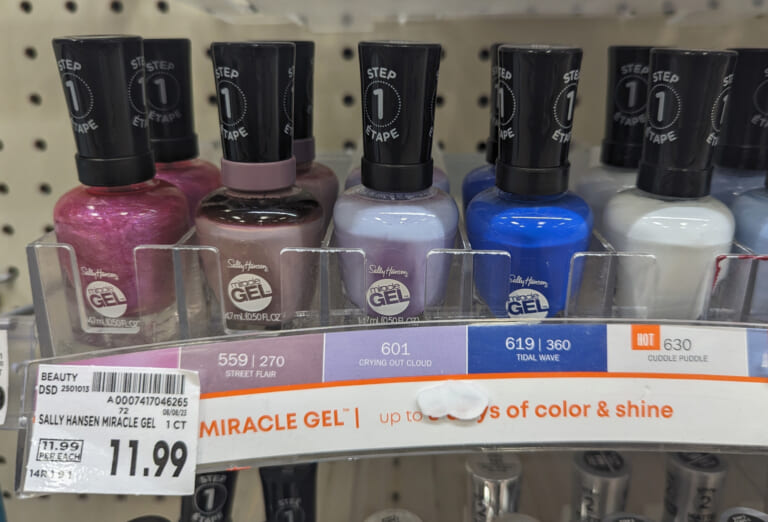 Sally Hansen Miracle Gel Nail Color Just $6.49 Per Bottle At Kroger (Regular Price $11.99)