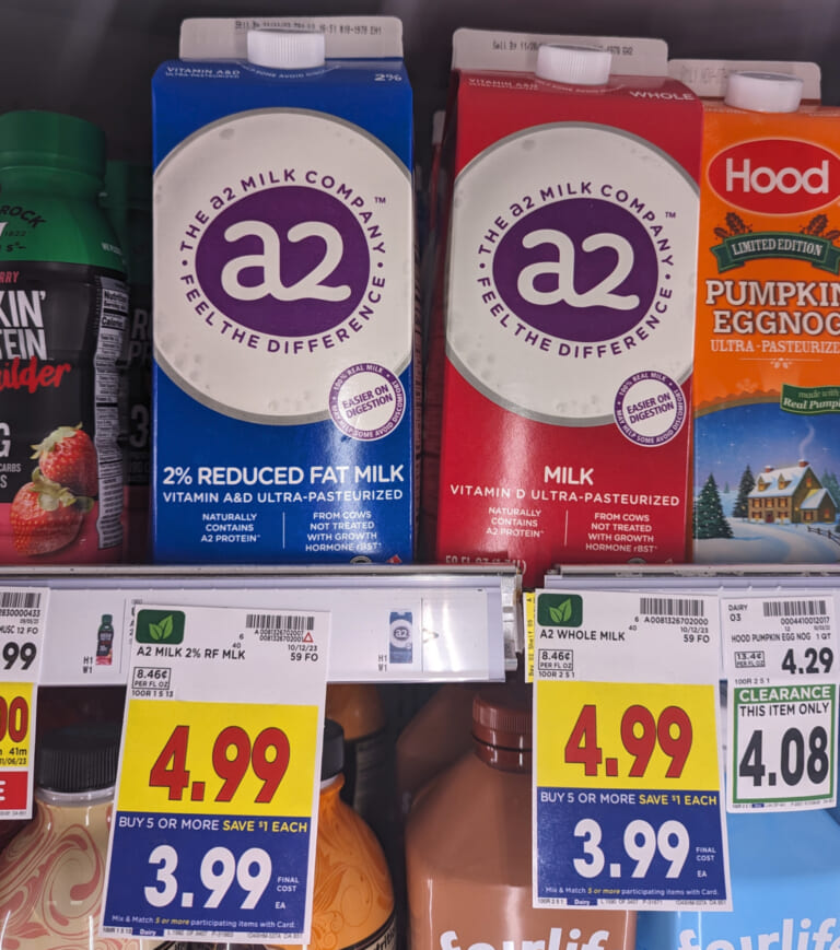 a2 Milk As Low As $2.99 Right Now At Kroger