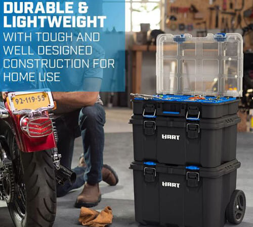 HART Stack System, Mobile Toolbox for Storage and Organization $74 Shipped Free (Reg. $89) – 3 Piece Resin Plastic Modular Toolbox System