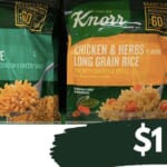 $1 Knorr Rice & Pasta Sides with Publix eCoupon