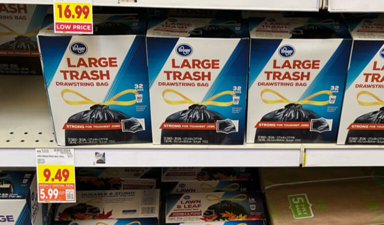 Kroger Drawstring Trash Bags Just $5.99 At Kroger