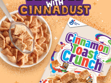 Original Cinnamon Toast Crunch Breakfast Cereal, 12 Oz as low as $1.89 Shipped Free (Reg. $3)