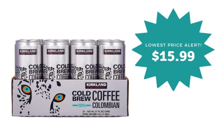 Kirkland Cold Brew 12-Pack $15.99 (reg. $28.87)