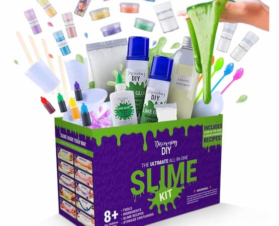 Discovering DIY 52-Piece Slime Kit only $18.59!