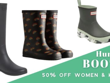 Nordstrom Rack | 50% Off Hunter Boots!